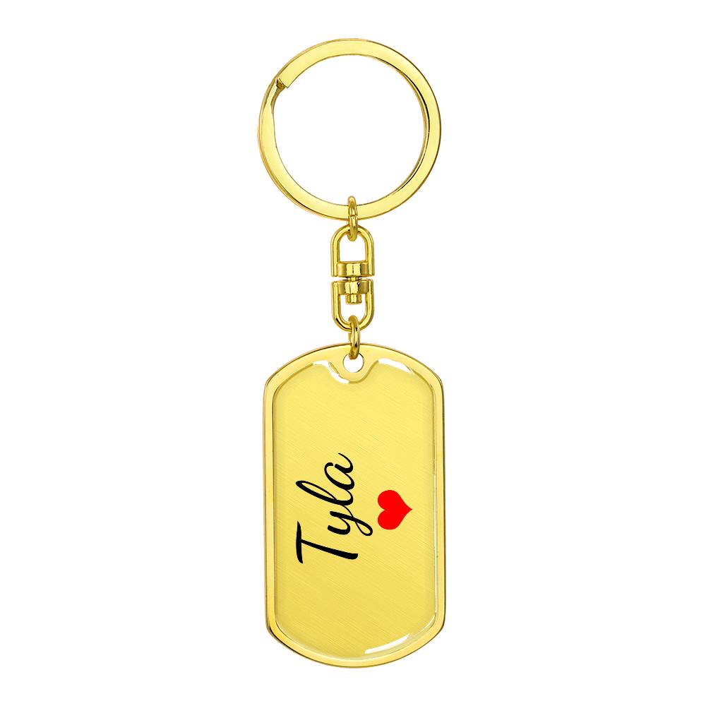 Tyla Keychain – Custom Name Keychain for Women