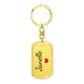 Janelle Keychain – Name Keychain for Women