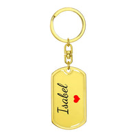 Load image into Gallery viewer, Isabel Keychain – Custom Name Keychain for Women
