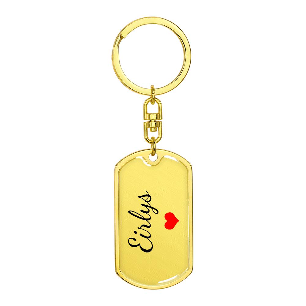 Eirlys Keychain – Custom Name Keychain for Women