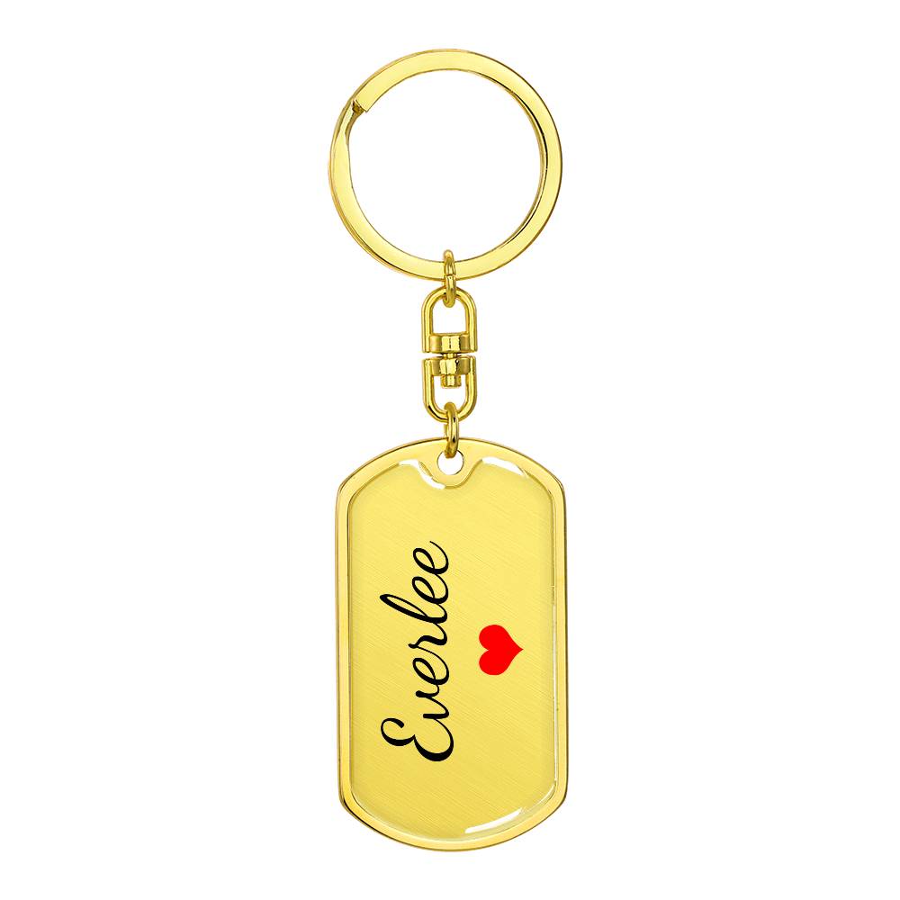 Everlee Keychain – Name Keychain for Women