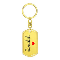 Load image into Gallery viewer, Jamilah Keychain – Name Keychain for Women
