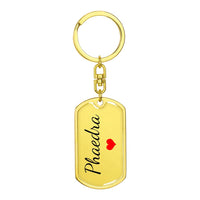 Load image into Gallery viewer, Phaedra Keychain – Name Keychain for Women
