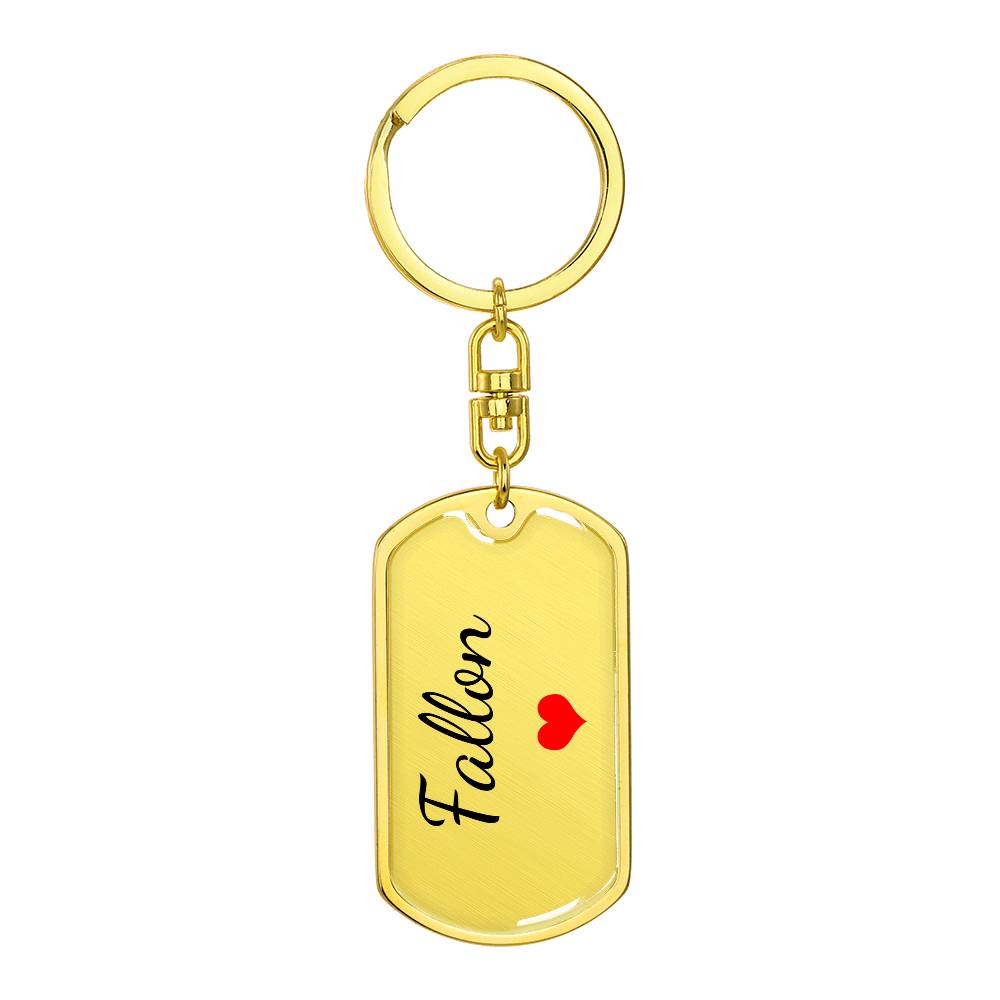 Fallon Keychain – Custom Name Keychain for Women