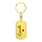 Camille Keychain – Name Keychain for Women