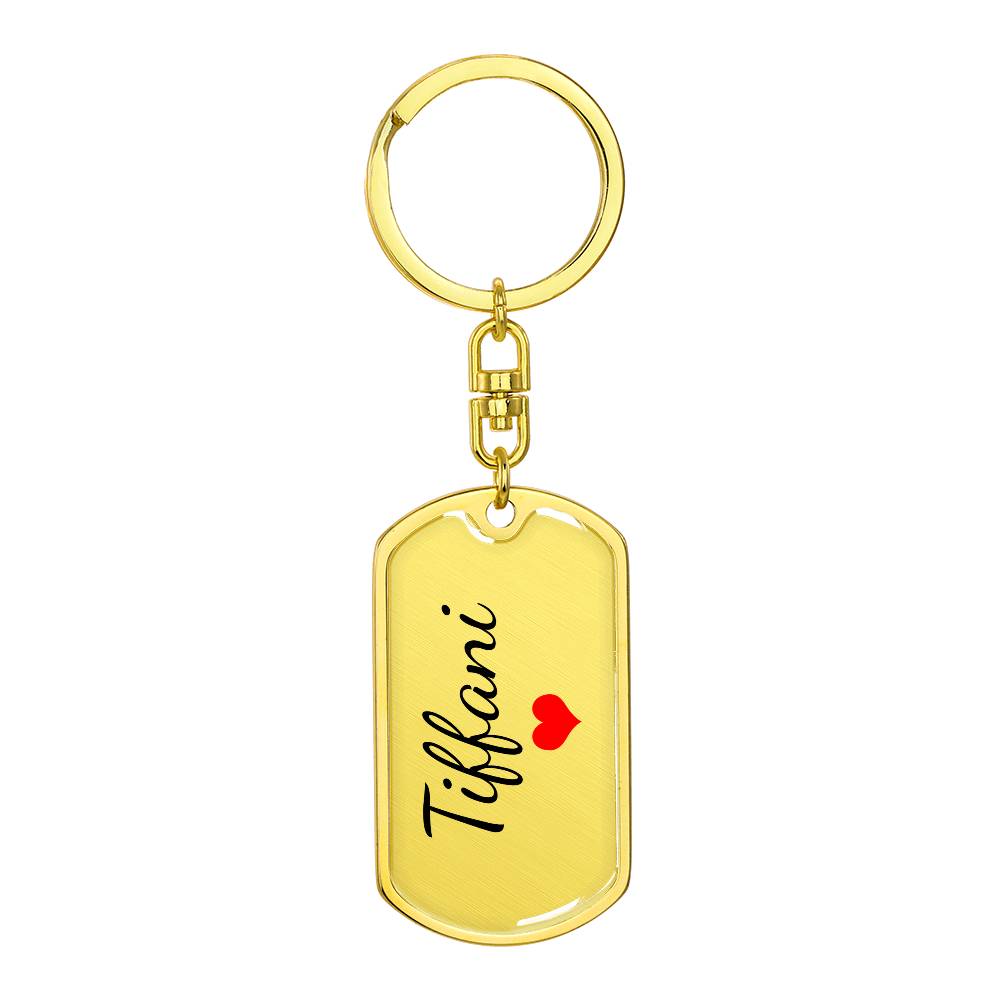 Tiffani Keychain – Name Keychain for Women