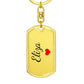 Eliza Keychain – Custom Name Keychain for Women
