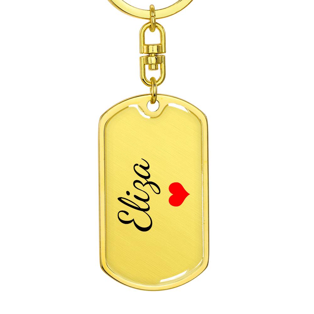 Eliza Keychain – Custom Name Keychain for Women