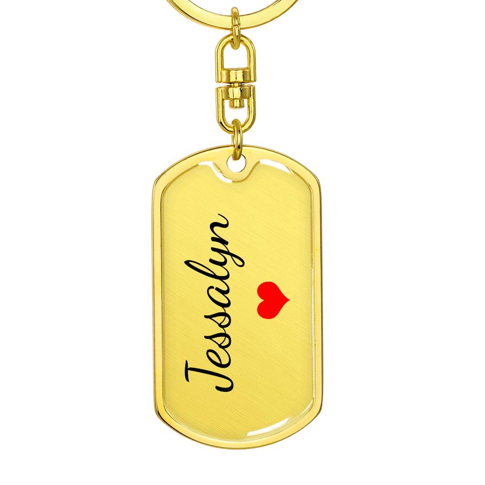 Jessalyn Keychain – Name Keychain Gift