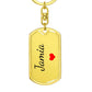 Jamia Keychain – Custom Name Keychain for Women