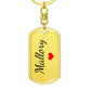 Mallory Keychain – Name Keychain for Women