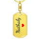 Nathaly Keychain – Name Keychain for Women