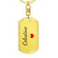 Celestine Keychain – Name Keychain Gift