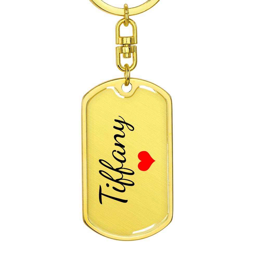 Tiffany Keychain – Name Keychain for Women