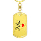 Ziba Keychain – Custom Name Keychain for Women
