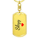 Skyy Keychain – Custom Name Keychain for Women