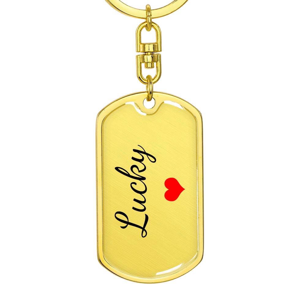 Lucky Keychain – Custom Name Keychain for Women