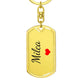 Milca Keychain – Custom Name Keychain for Women