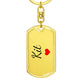 Kit Keychain – Custom Name Keychain for Women