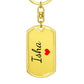 Isha Keychain – Custom Name Keychain for Women