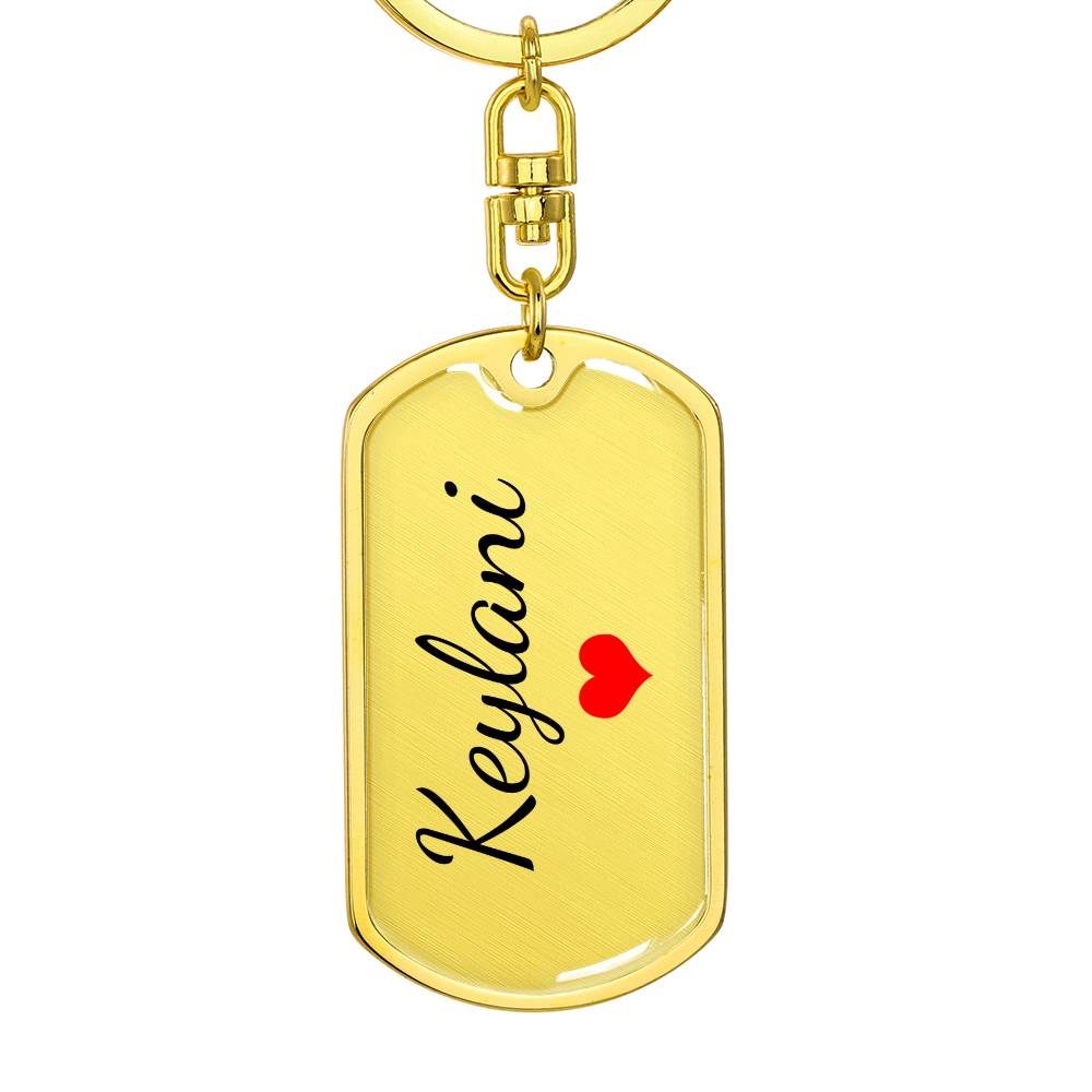 Keylani Keychain – Name Keychain for Women