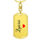 Zyara Keychain – Custom Name Keychain for Women