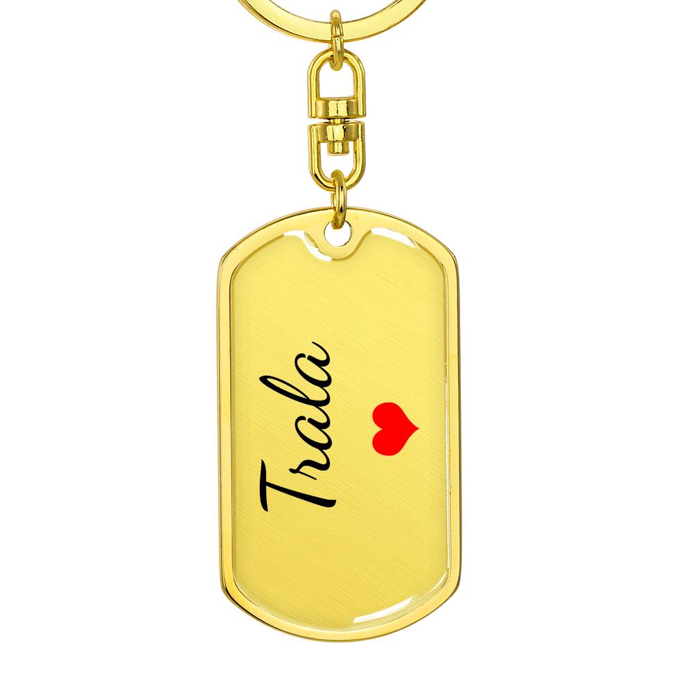 Trala Keychain – Custom Name Keychain for Women