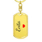 Evita Keychain – Custom Name Keychain for Women