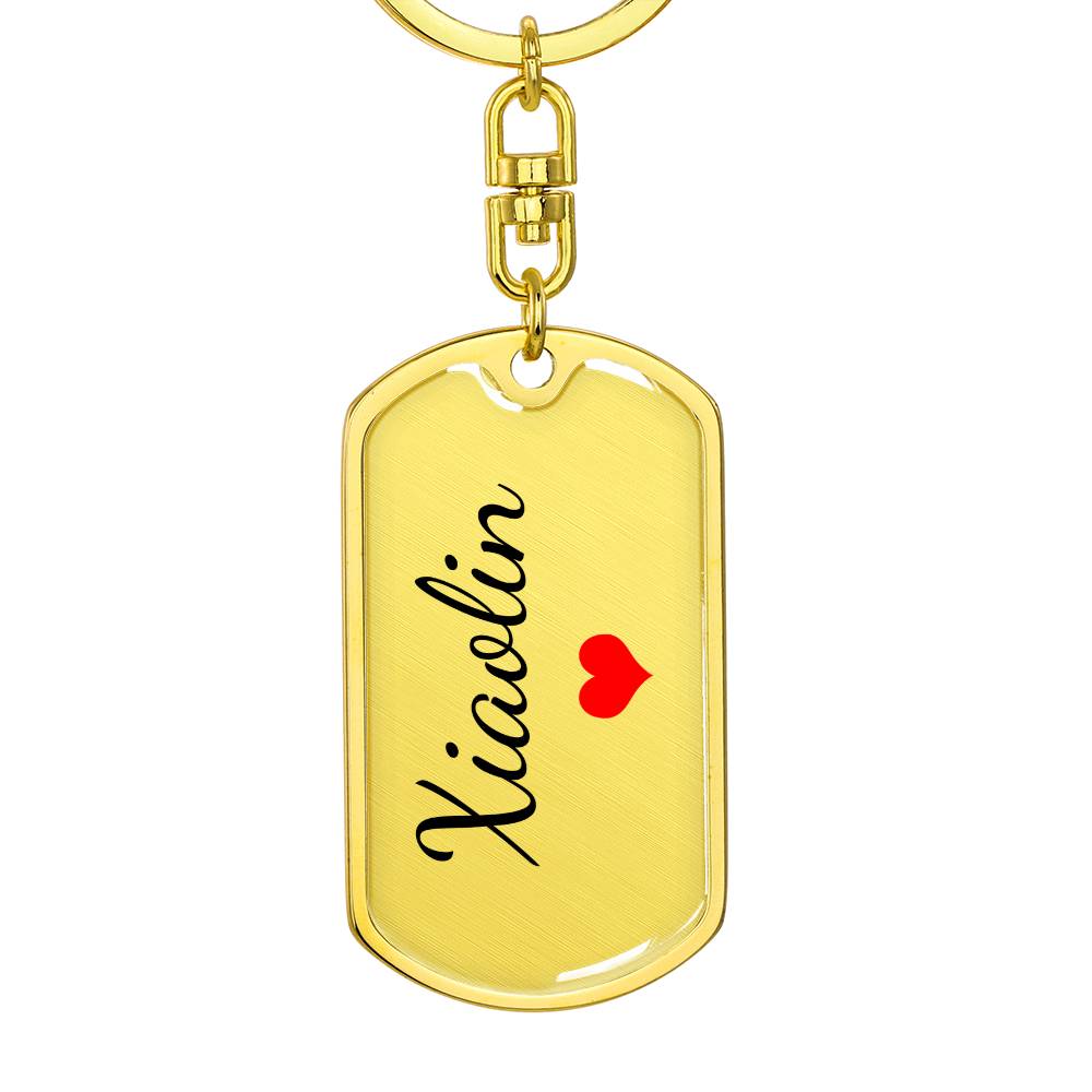 Xiaolin Keychain – Name Keychain for Women