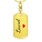 Laurel Keychain – Custom Name Keychain for Women