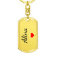 Alina Keychain – Custom Name Keychain for Women