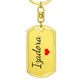 Izadora Keychain – Name Keychain for Women
