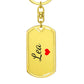 Lea Keychain – Custom Name Keychain for Women
