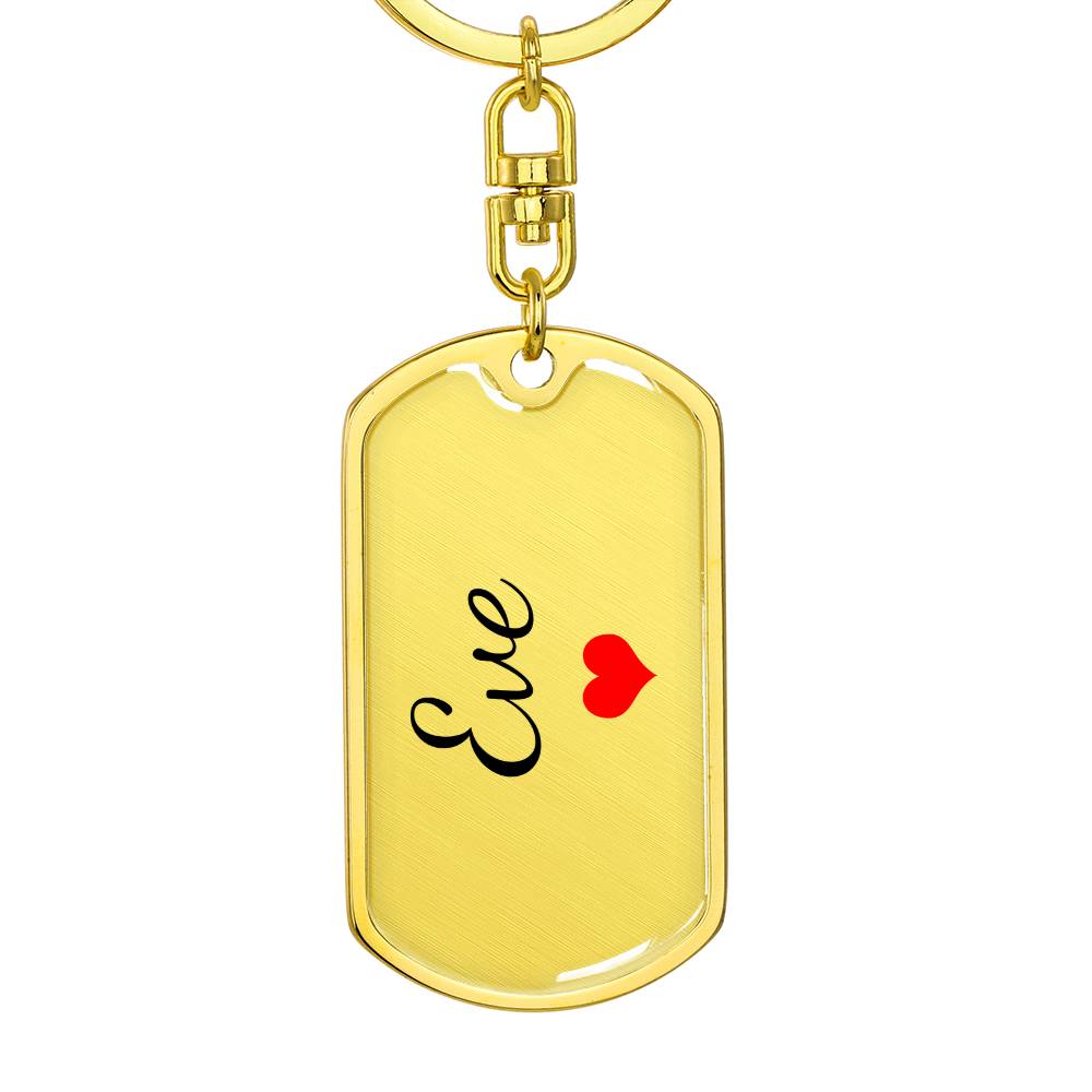 Eve Keychain – Custom Name Keychain for Women