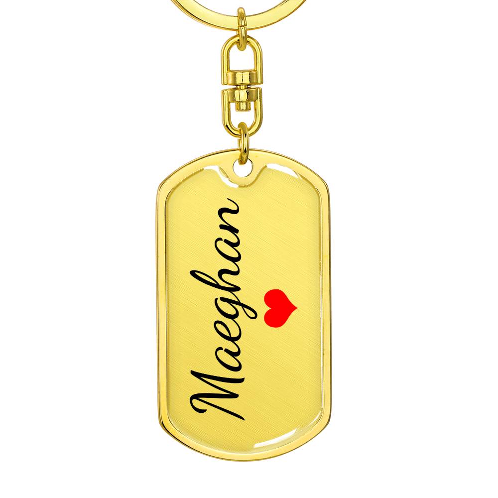 Maeghan Keychain – Name Keychain for Women