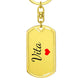 Vita Keychain – Custom Name Keychain for Women