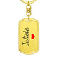 Julieta Keychain – Name Keychain for Women