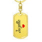 Jazelle Keychain – Name Keychain for Women