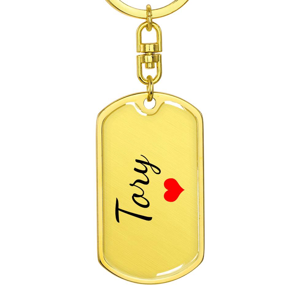 Tory Keychain – Custom Name Keychain for Women