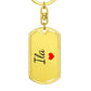 Ila Keychain – Custom Name Keychain for Women