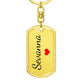 Sevanna Keychain – Name Keychain for Women
