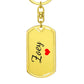 Zoey Keychain – Custom Name Keychain for Women
