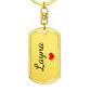 Layna Keychain – Custom Name Keychain for Women