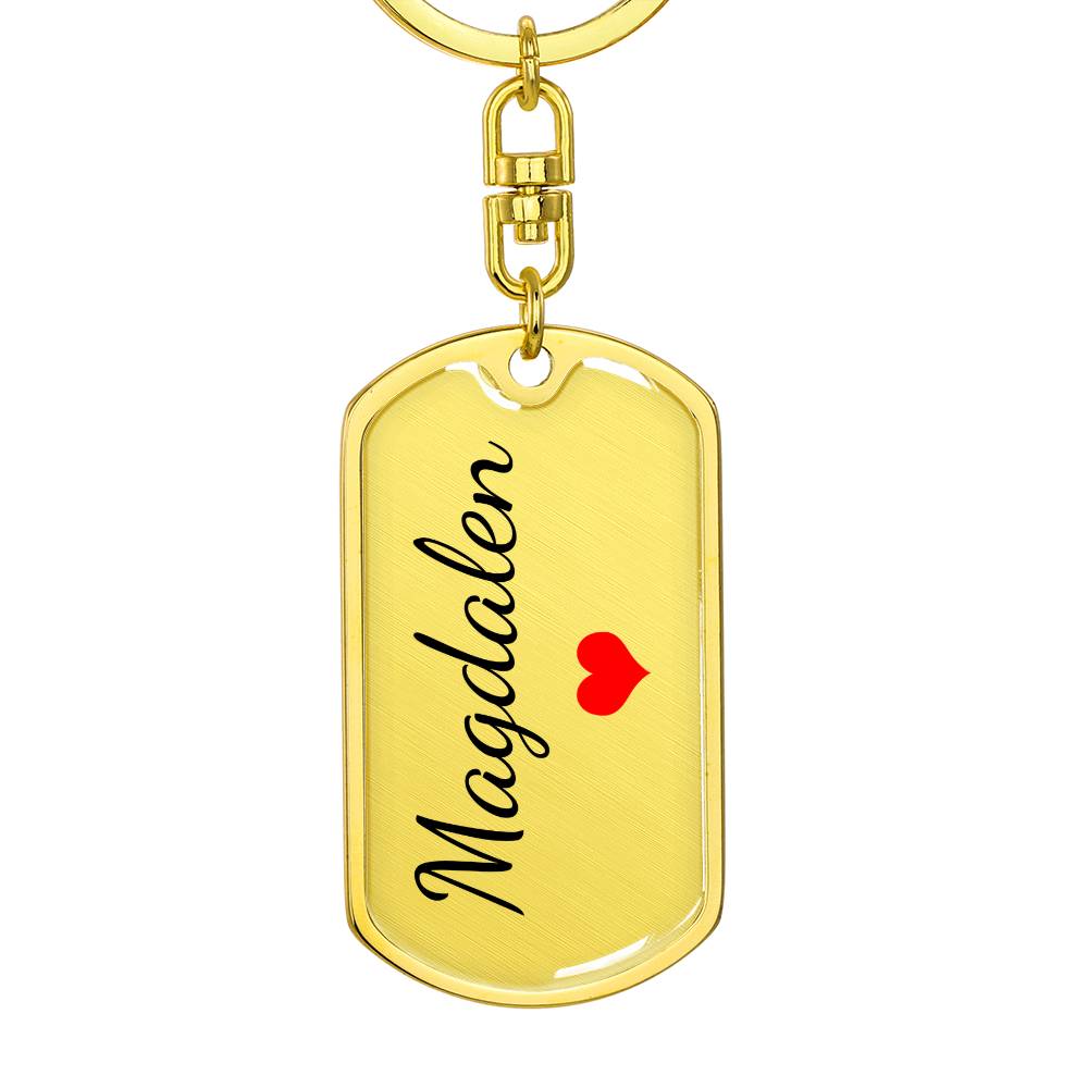 Magdalen Keychain – Name Keychain Gift