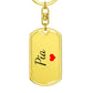 Pia Keychain – Custom Name Keychain for Women