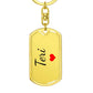 Teri Keychain – Custom Name Keychain for Women