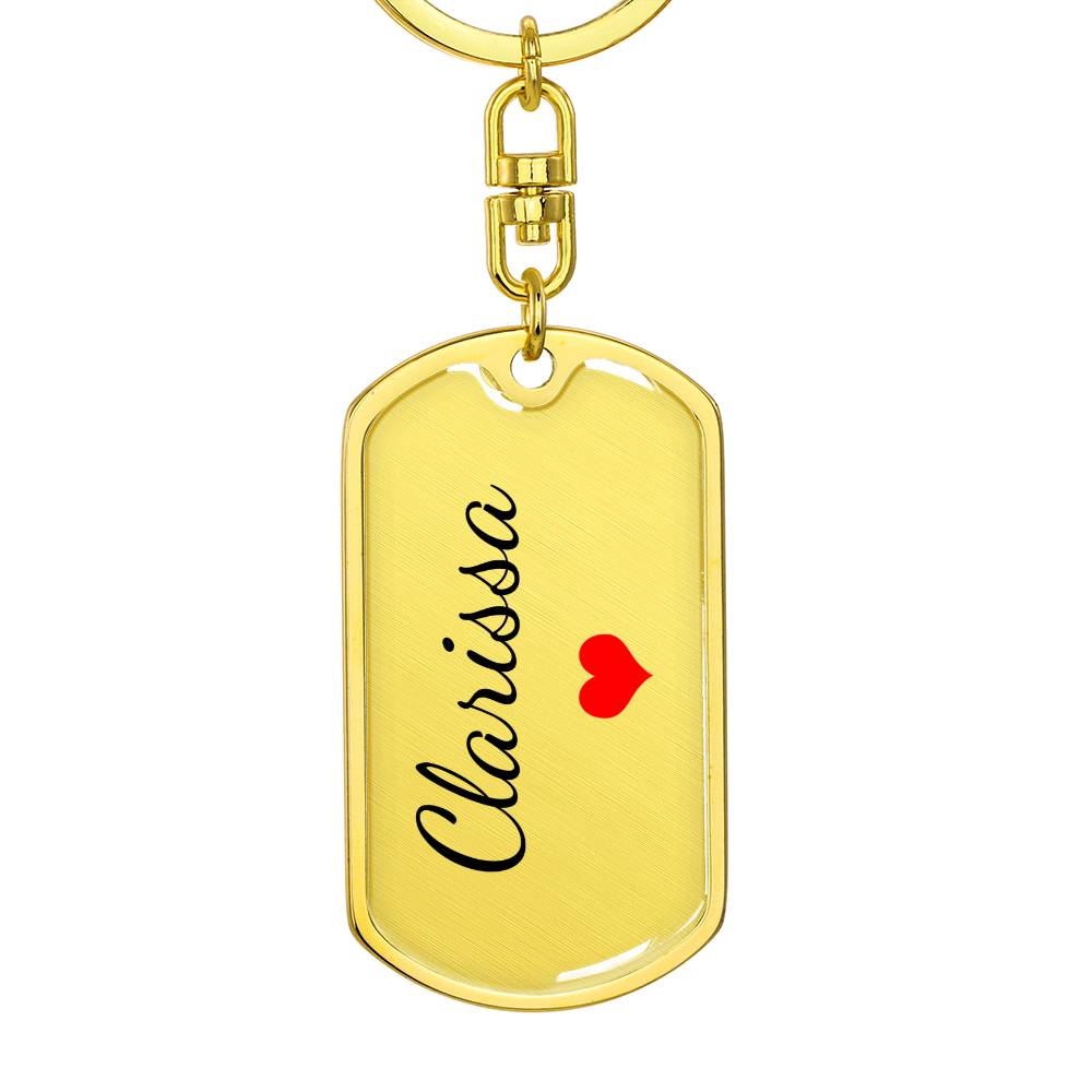 Clarissa Keychain – Name Keychain Gift