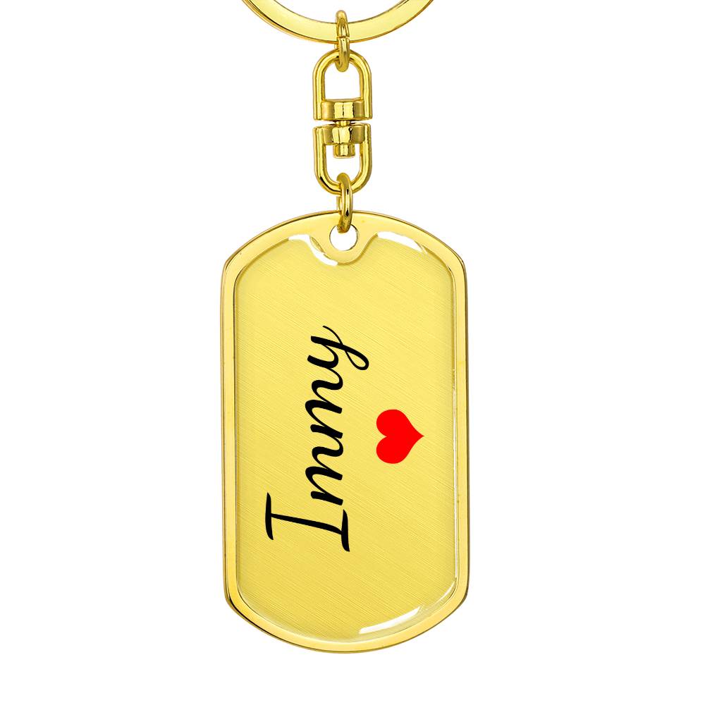 Immy Keychain – Custom Name Keychain for Women