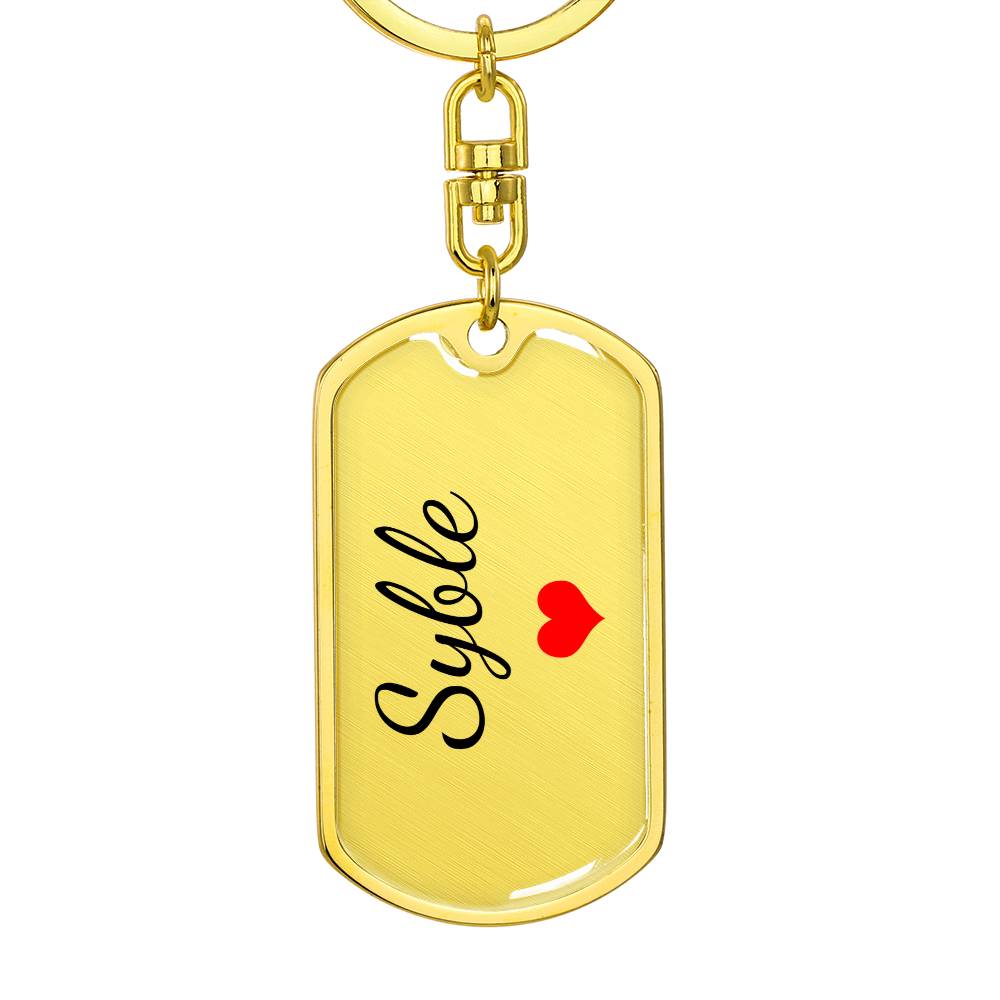 Syble Keychain – Custom Name Keychain for Women