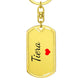 Tiera Keychain – Custom Name Keychain for Women